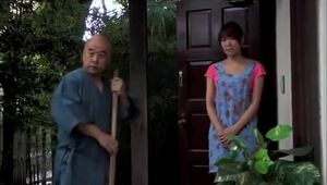 japanese Teen fucks old man